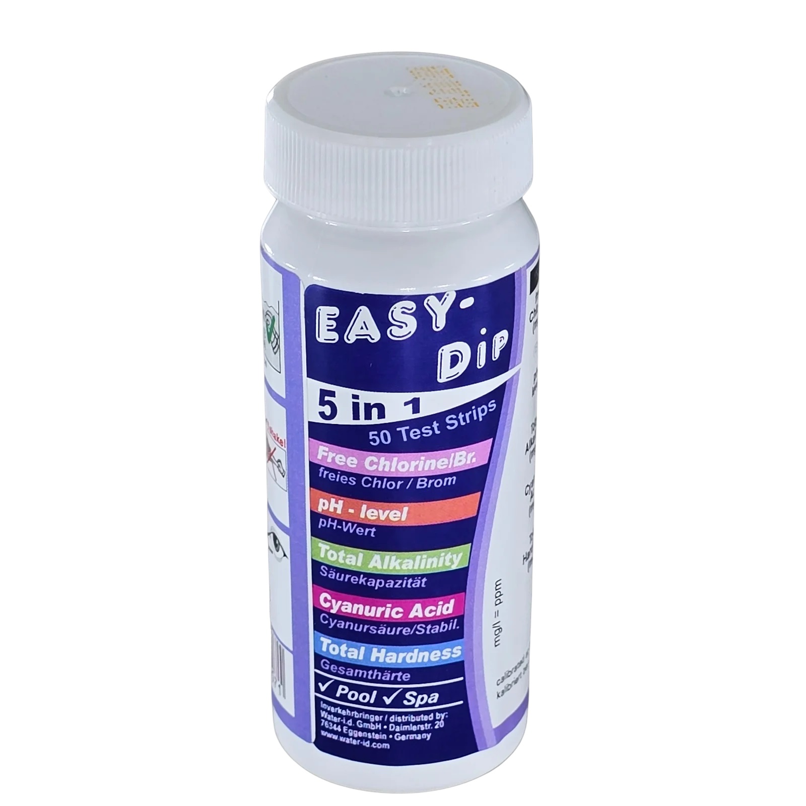 Test trakice 5u1 Cl/pH/Alk/TH/CYS 50/1