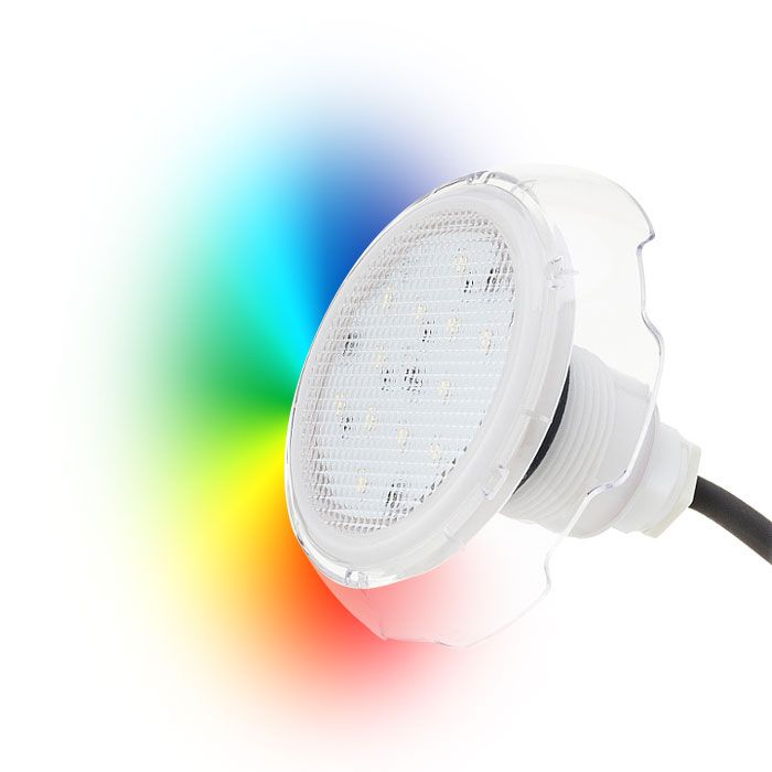 MINI RGB LED REFLEKTOR&nbsp; 7 W, 12 V AC, 20 V DC, muški navoj 1 1/2"