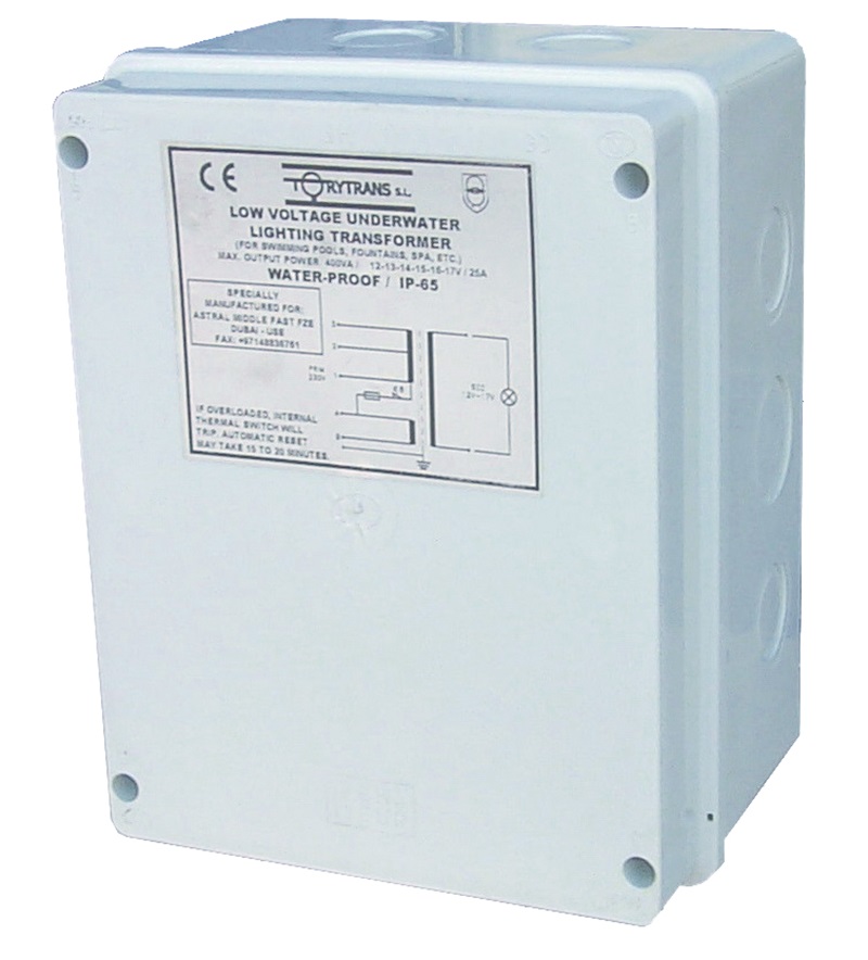 Transformator IP-65 400VA 220-240V 12-17V