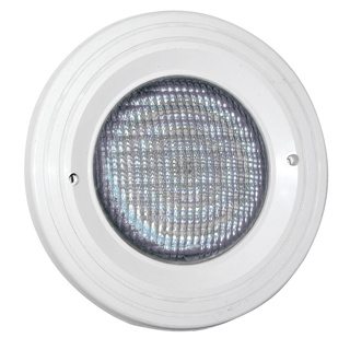 Reflektor LED bijeli BWT, sa kućištem i bužirom za beton, bijeli