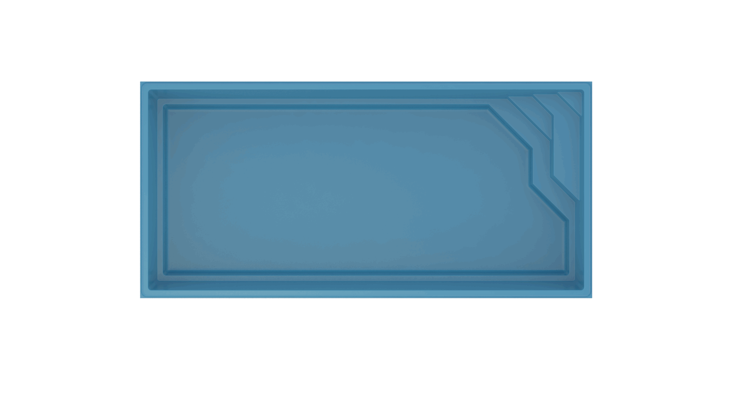 Prefabricirani bazen Compass BRILLIANT 74  7,63 X 3,64 X 1,40