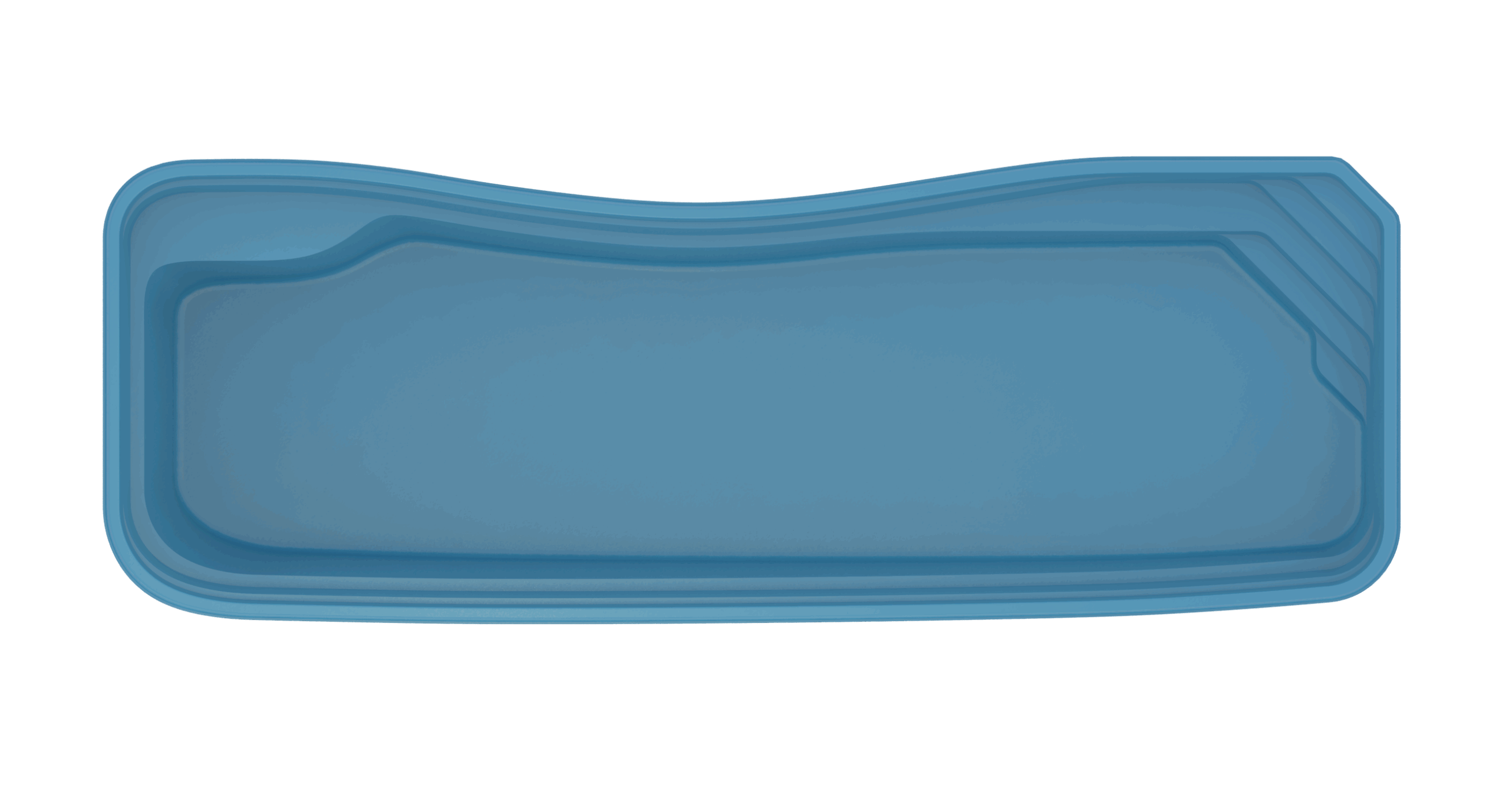 Prefabricirani bazen Compass  RIVERINA 106 10,62 X 3,78 X 1,04 -1,88