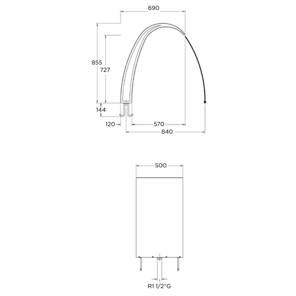 87186067 Slap FLEXINOX IGUAZU Inox 316